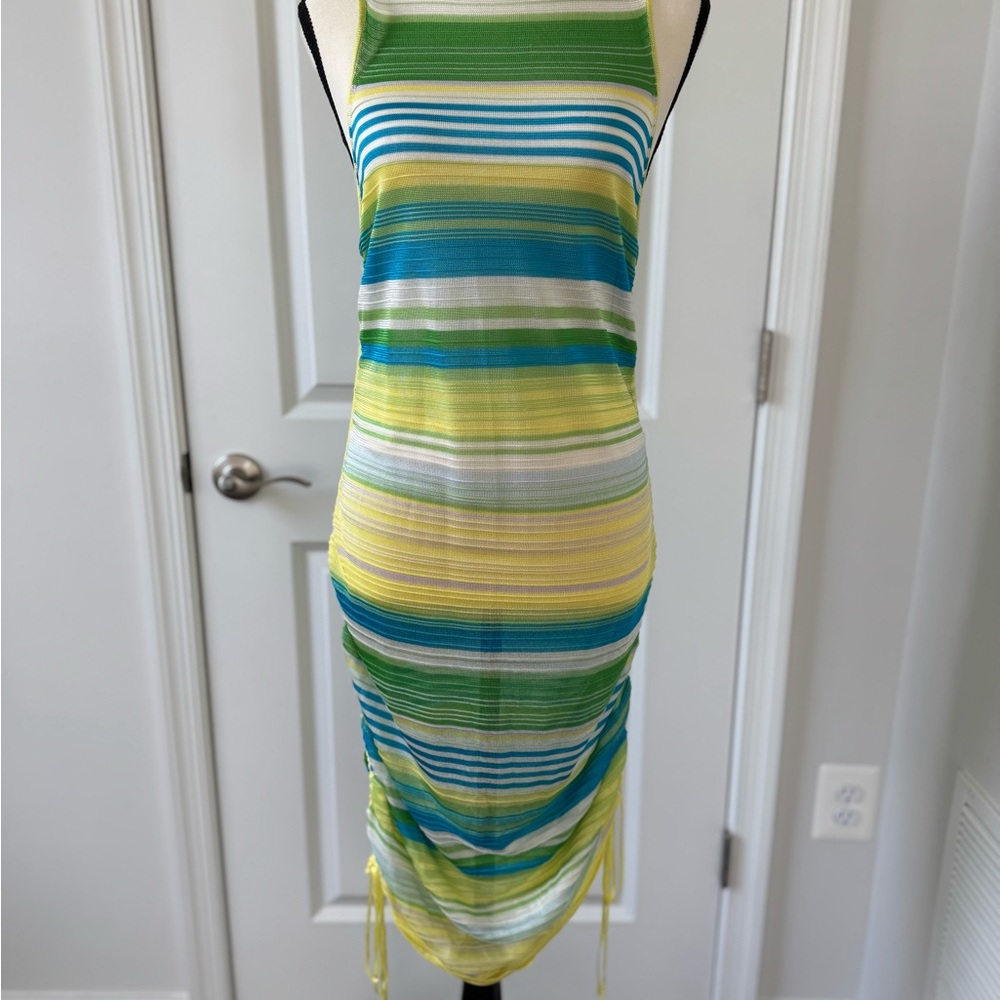 Milly Green and Blue Swim Coverup